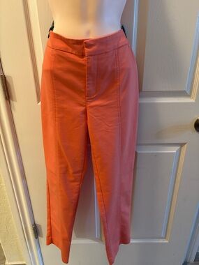 Charter Club Cropped Straight-Leg Pants in Coral-Orange